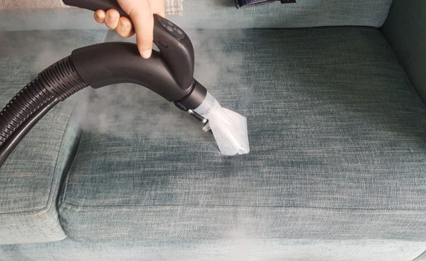 Steam cleaning couch